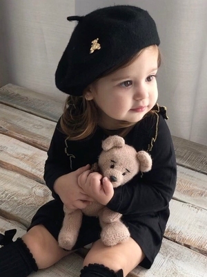 Baby wool blend Berets