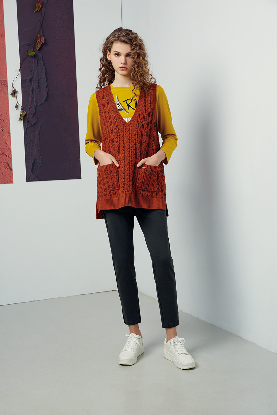 帥氣軍風設計運動休閒褲R6261