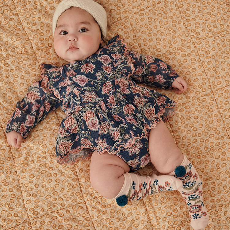 Louise Misha-Isis Romper包屁洋裝(Blue Wild Flowers)