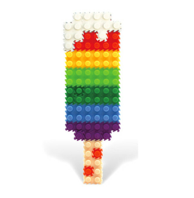 《 韓國 EZ 》 拼豆 萌萌系列-彩虹冰棒