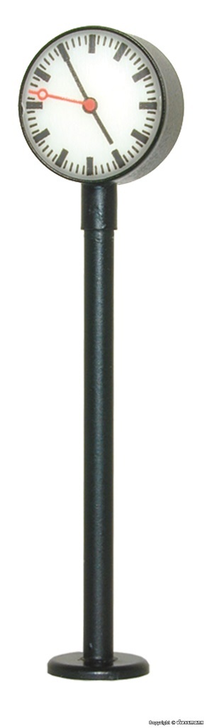 Viessmann 5080 HO scale, Lit platform clock, LED white