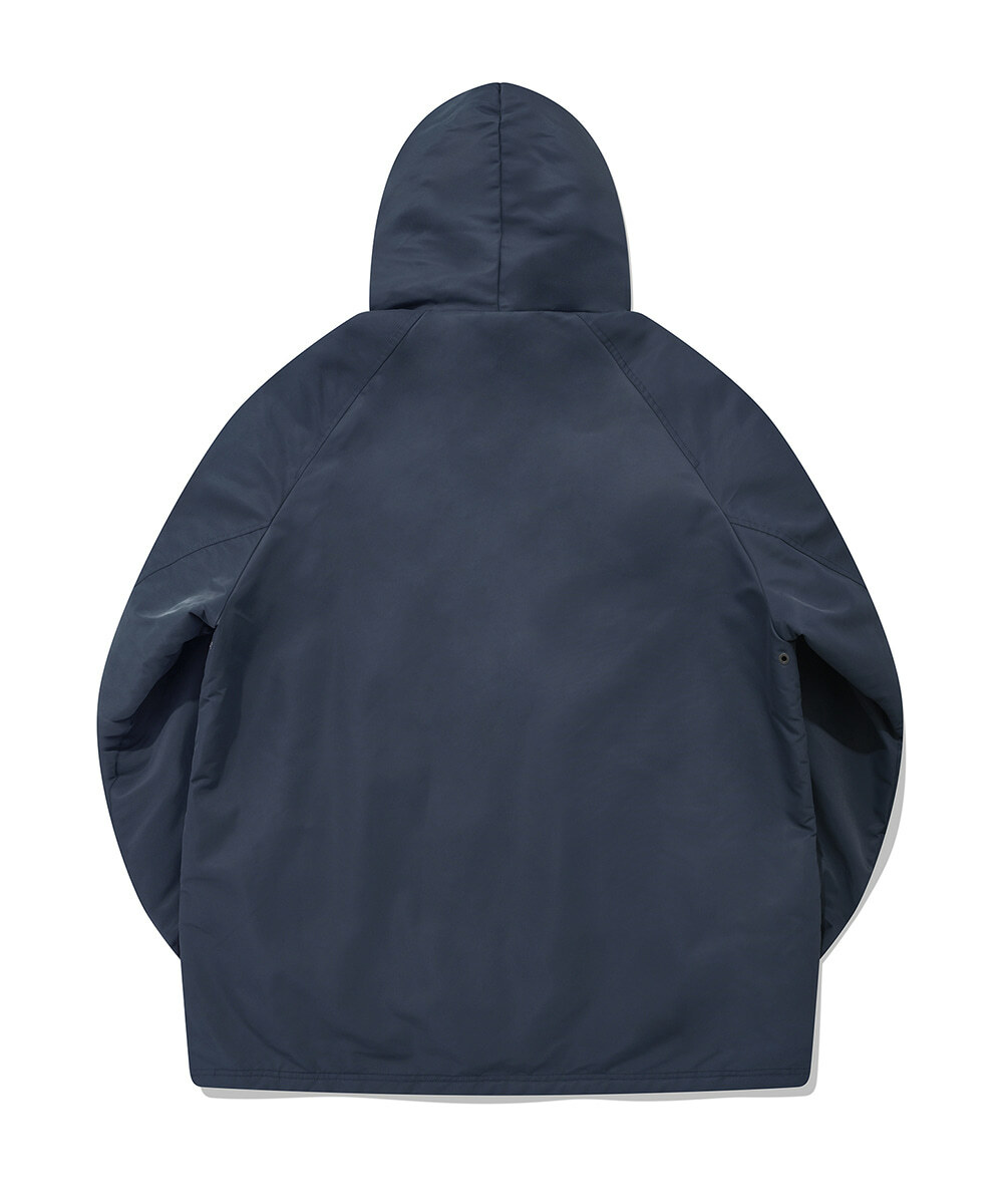 COVERNAT 數字 連帽 教練外套 夾克 海軍藍