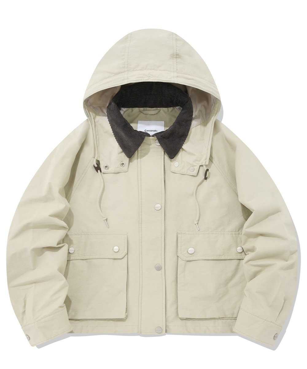 COVERNAT 狩獵夾克 外套 米色 女款