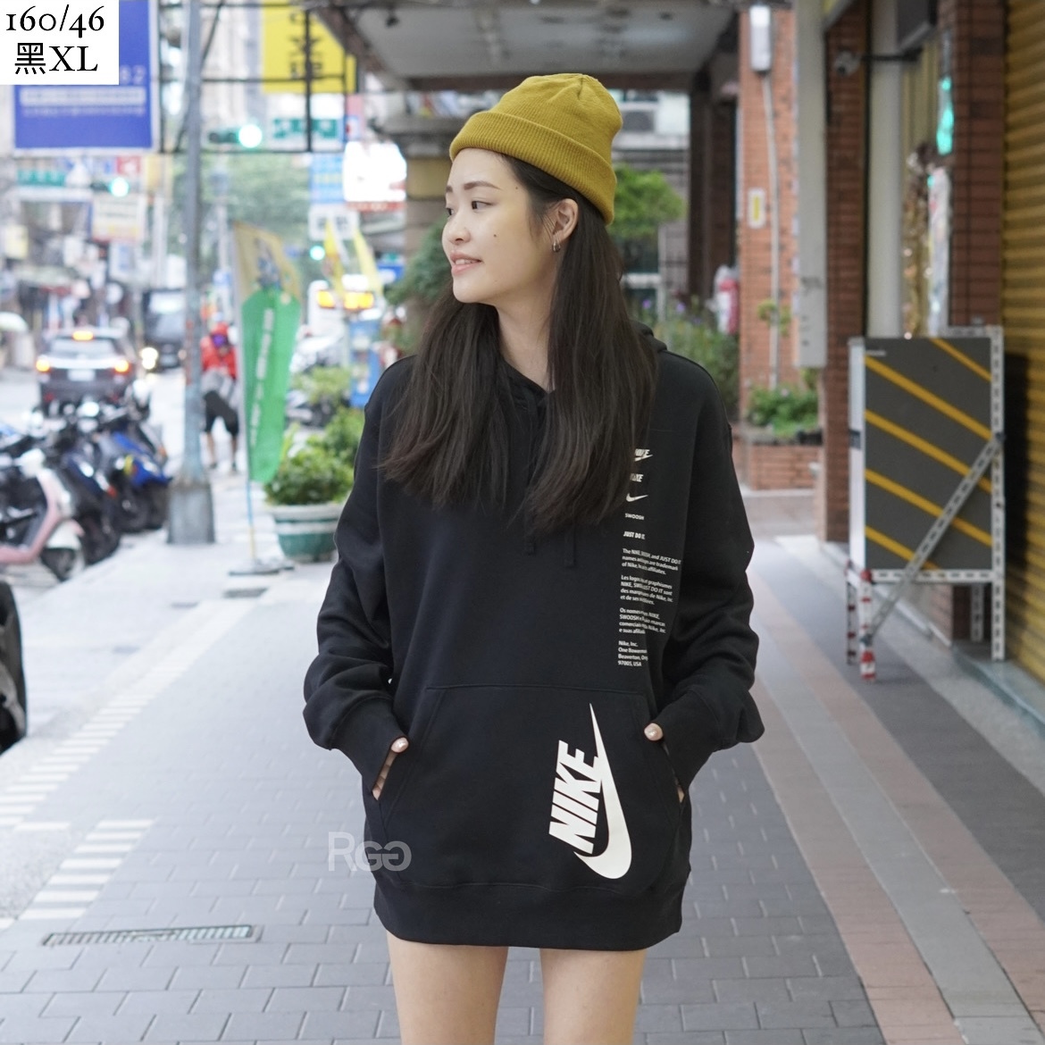 Nike Swoosh Hoodie 串標內刷毛帽T (DQ5153)