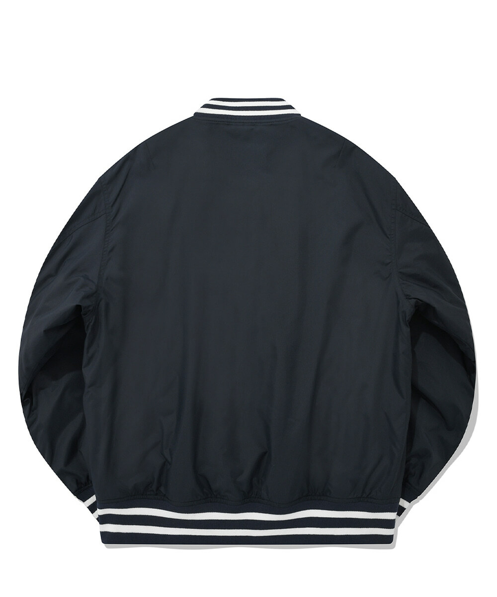 COVERNAT C-LOGO 棒球外套 夾克 海軍藍