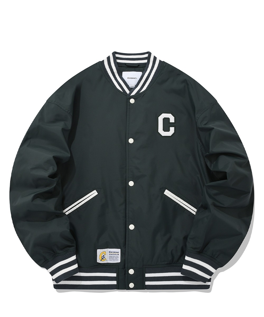 COVERNAT C-LOGO 棒球外套 夾克 綠色