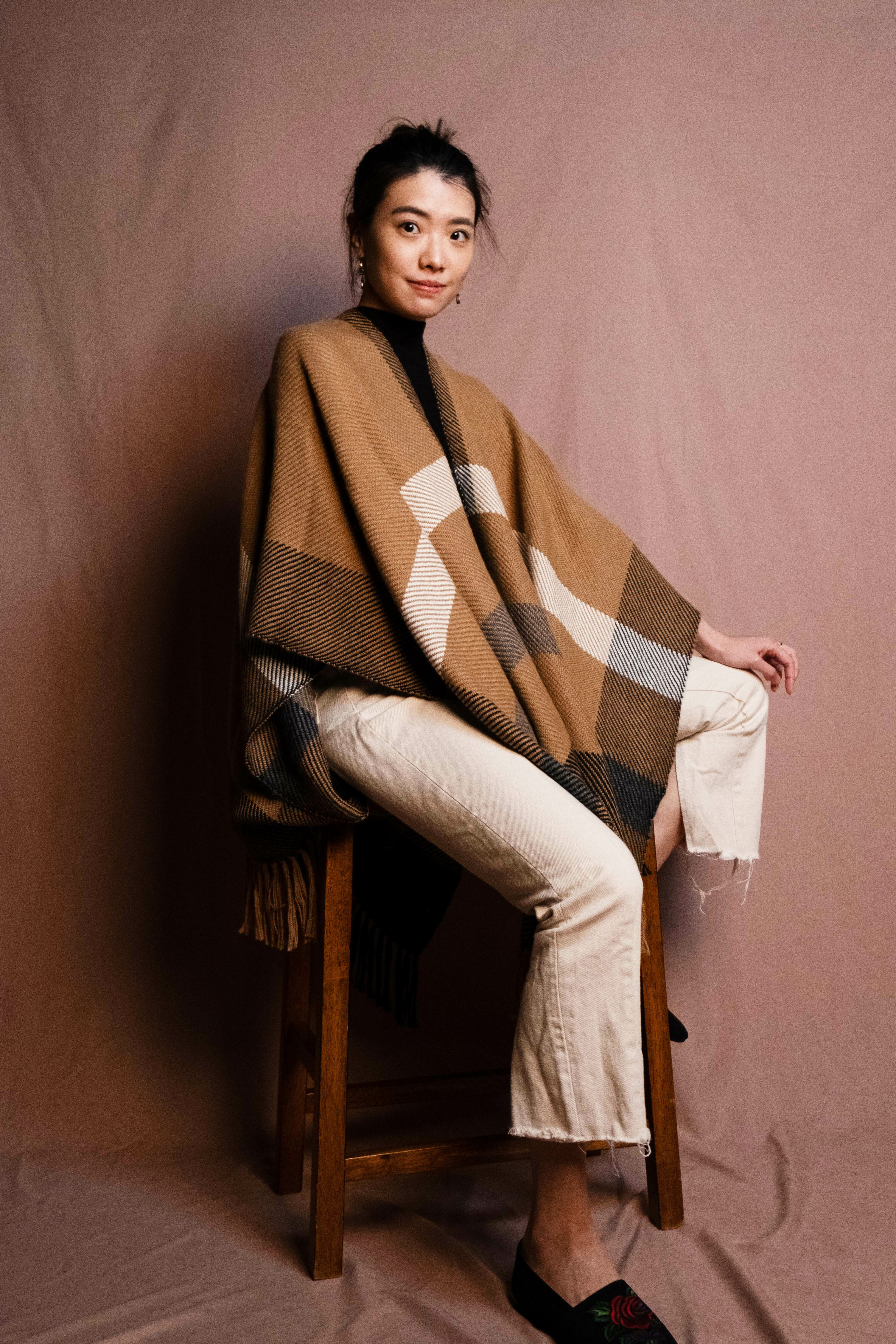 【限量】安地斯羊駝斗篷｜野棠｜秘魯