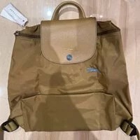 [S] LONGCHAMP LE PLIAGE L1699619P41 LE PLIAGE CLUB NYLON BACKPACK,OLIVE/BLUE, 3597921925309 (SLC87)