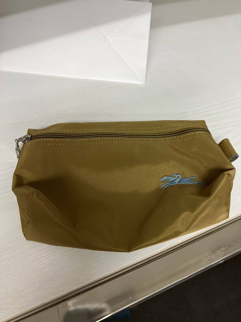 [S] LONGCHAMP LE PLIAGE CLUB POCHETTE, DARK OLIVE, SLC89 (SLC89)