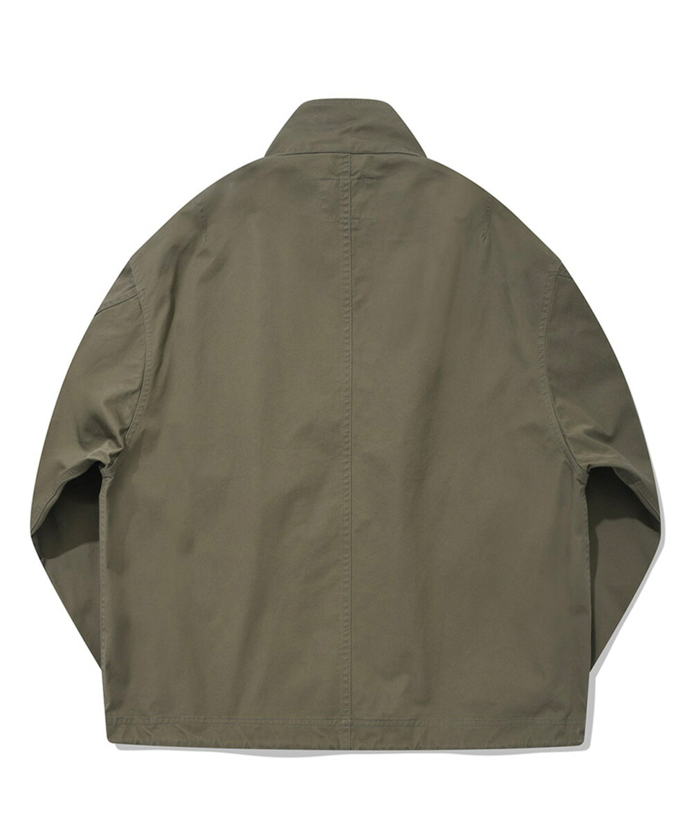 COVERNAT 多口袋 格紋外套 夾克 橄欖色