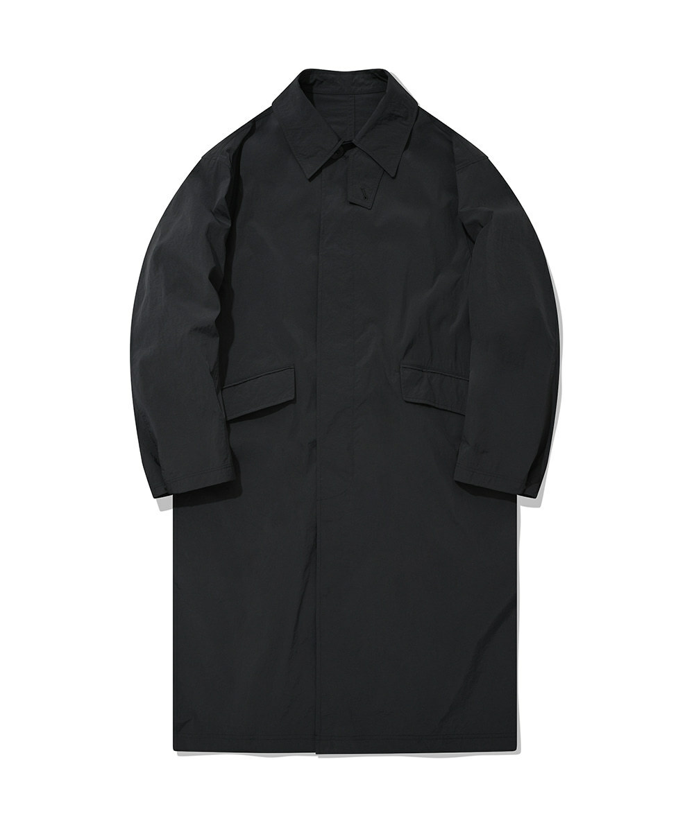 COVERNAT Balmacan 立領 大衣 黑色