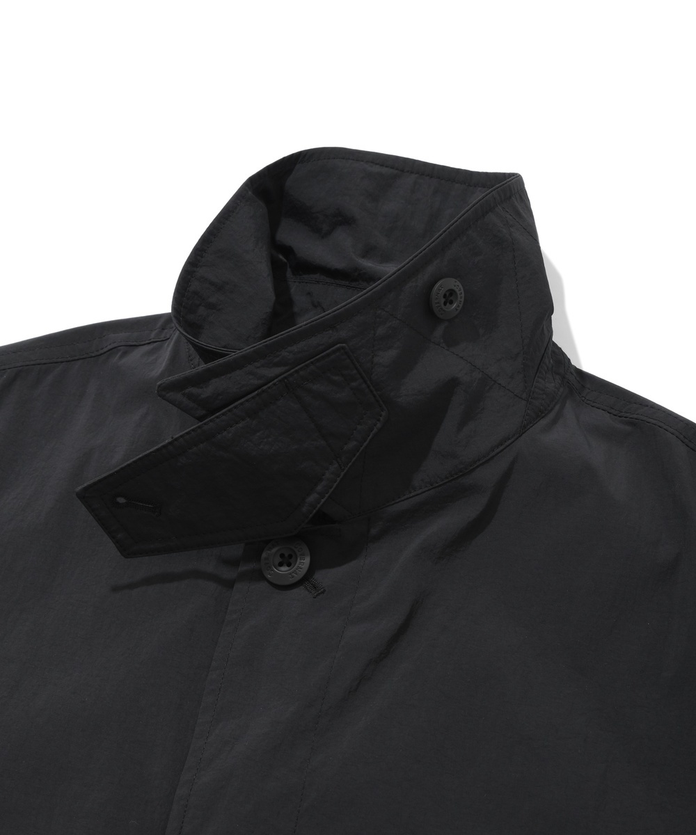 COVERNAT Balmacan 立領 大衣 黑色