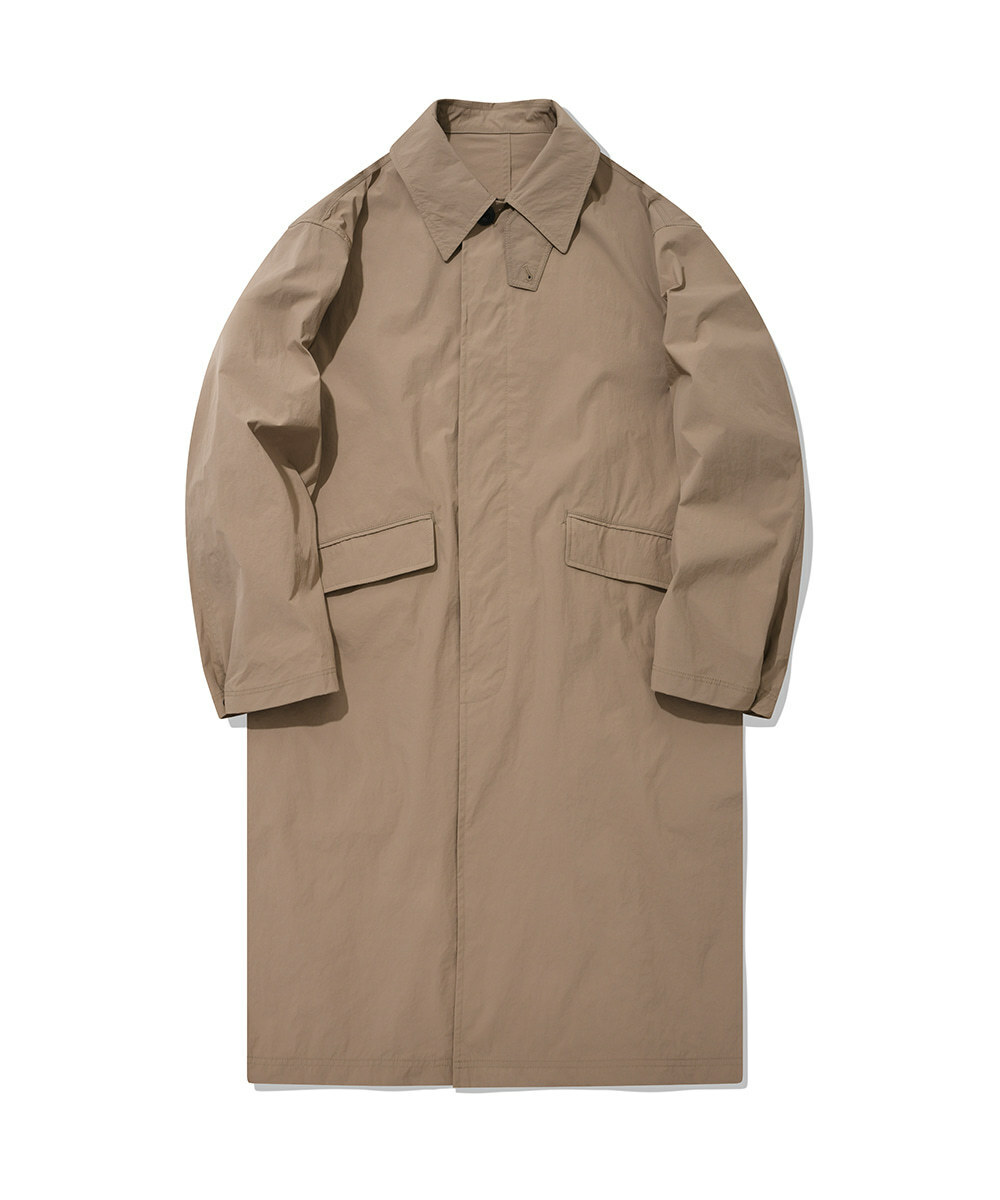 COVERNAT Balmacan 立領 大衣 米色