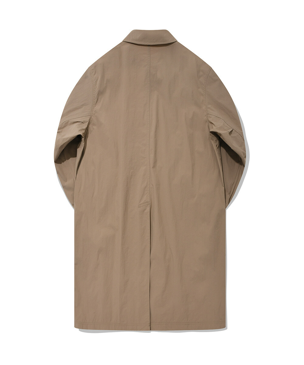 COVERNAT Balmacan 立領 大衣 米色