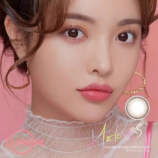 [日拋] Lensme Akma Holoris 1 Day Mousse Choco彩妝隱形眼鏡｜每盒30片