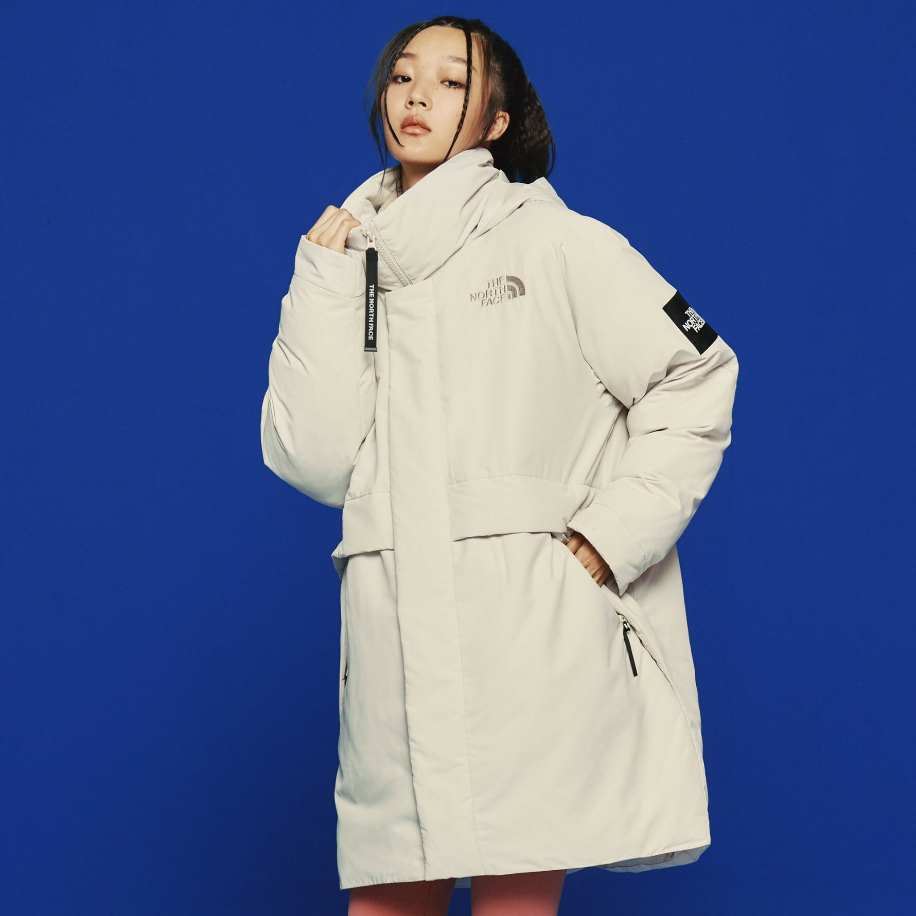 THE NORTH FACE 白標NEILTON ON BALL PARKA 高領羽絨外套白NJ3NN