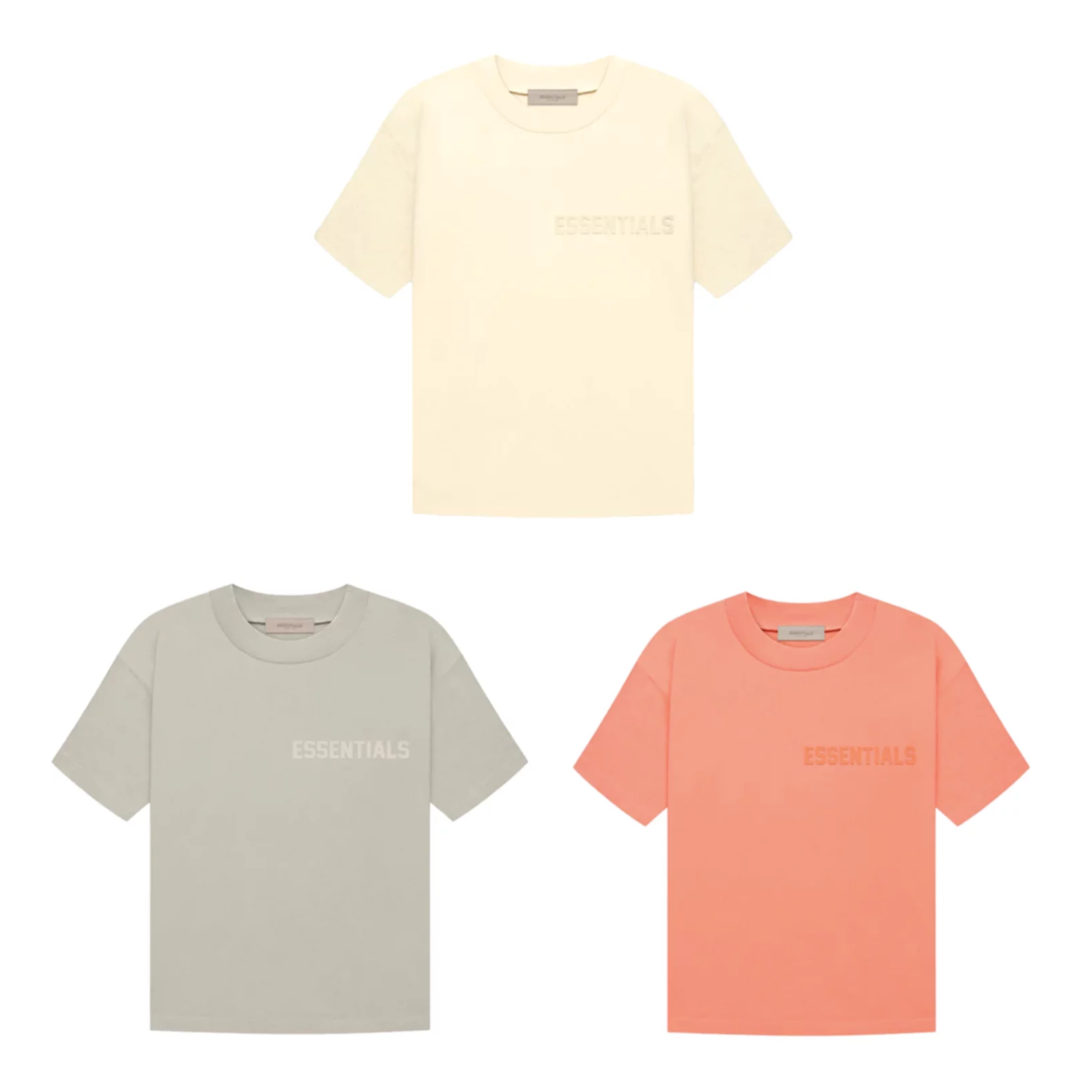 2022AW FEAR OF GOD FOG ESSENTIALS SS Tee LOGO 植絨 短T 5色 現貨