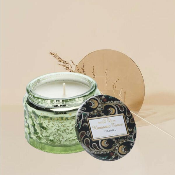 【Hook's嚴選】【茶香調-悠閒時光 】 天然精油香氛蠟燭-(90g)