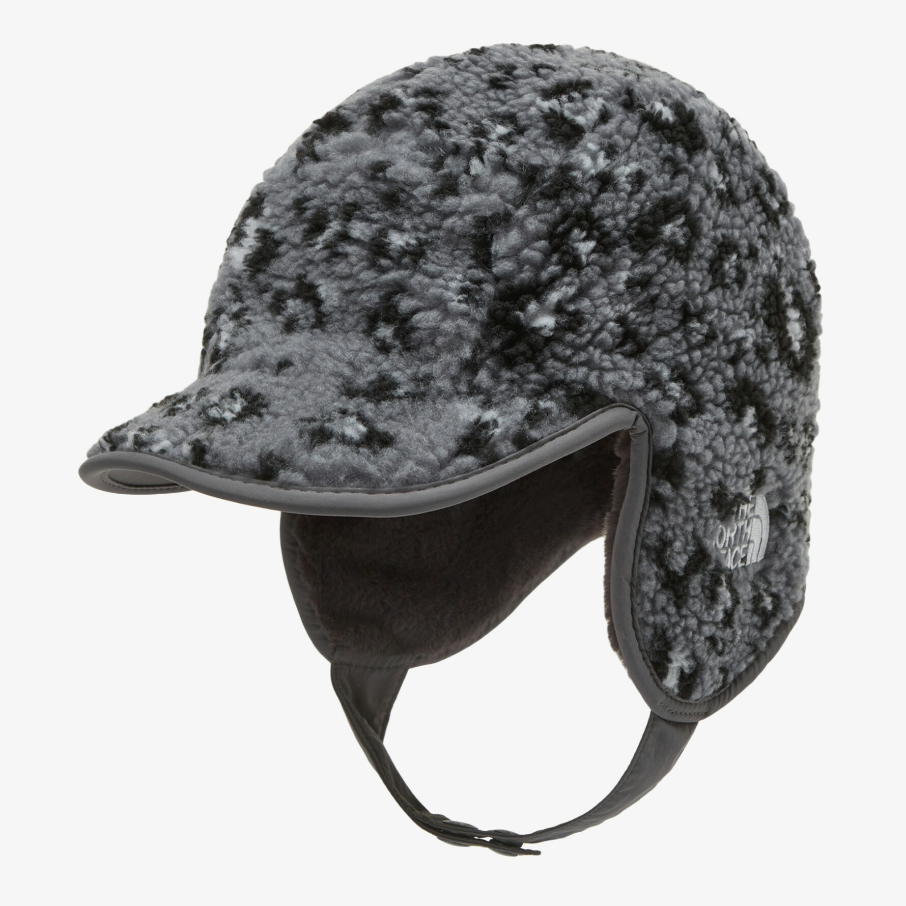 THE NORTH FACE 白標 ALL FLEECE 毛絨 遮耳帽 飛行帽 灰  NE3CN54M