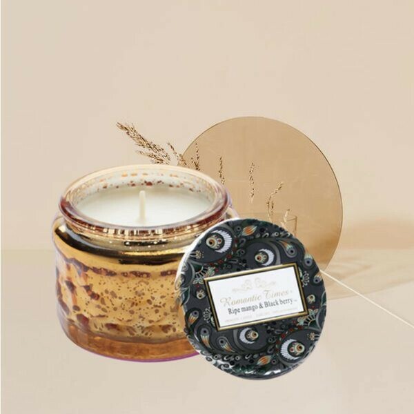 【Hook's嚴選】【果香調-芒果】天然精油香氛蠟燭 - (90g)