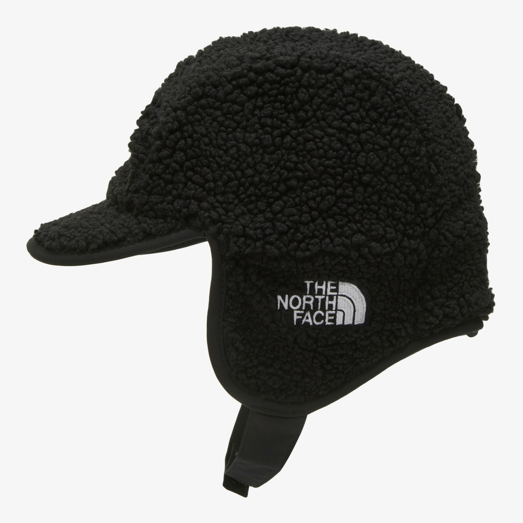 THE NORTH FACE 白標 ALL FLEECE 毛絨 遮耳帽 飛行帽 黑 NE3CN54J
