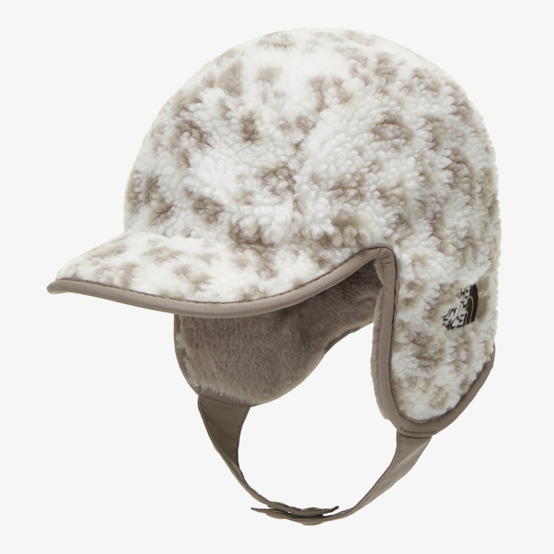 THE NORTH FACE 白標 ALL FLEECE 毛絨 遮耳帽 飛行帽 灰白斑點 NE3CN54L