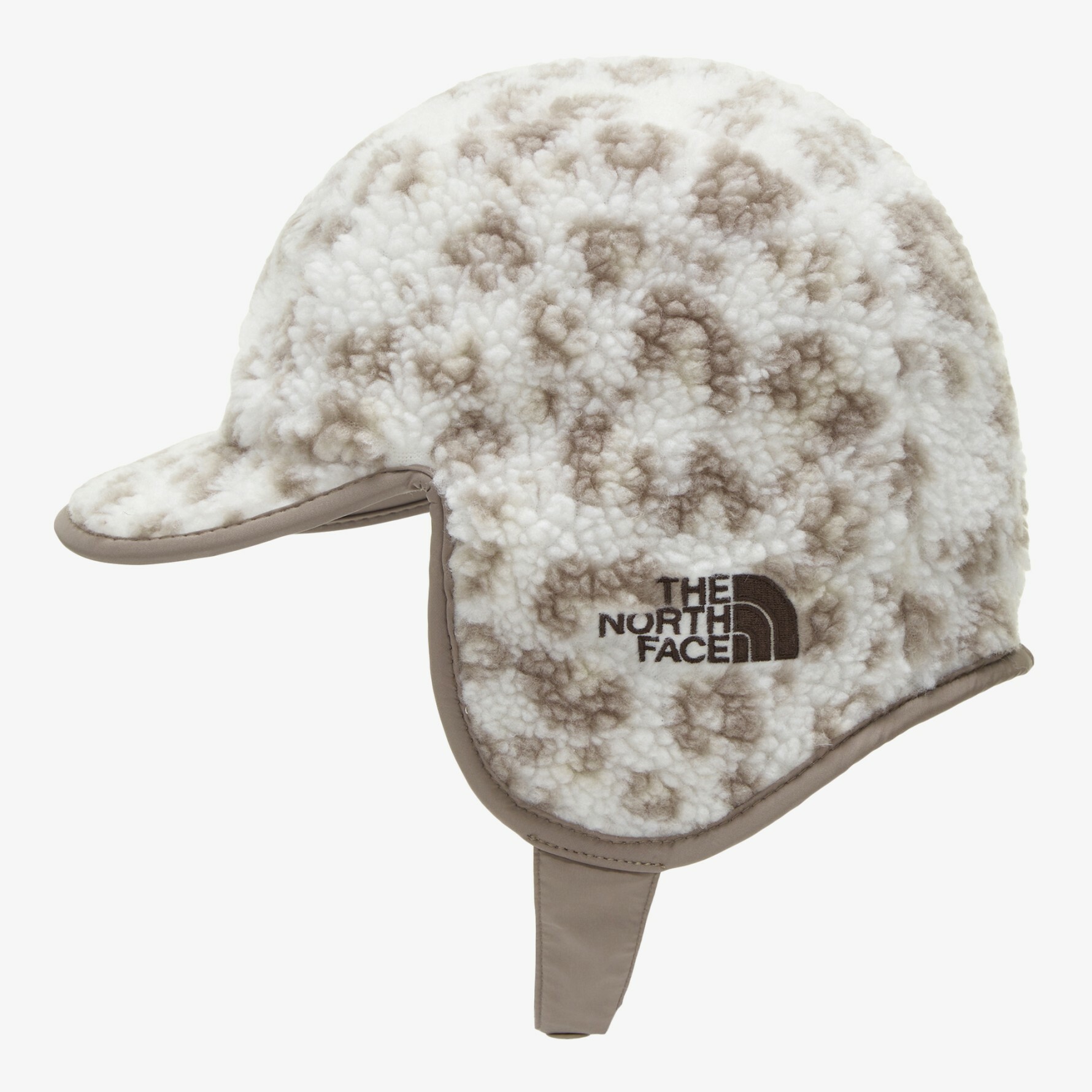 THE NORTH FACE 白標 ALL FLEECE 毛絨 遮耳帽 飛行帽 灰白斑點 NE3CN54L