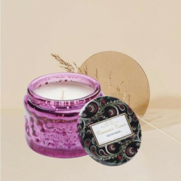 【Hook's嚴選】【花香調-玫瑰】 天然精油香氛蠟燭-(90g)