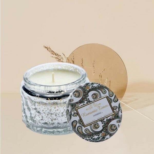 【Hook's嚴選】【花香調-小蒼蘭】 天然精油香氛蠟燭-(90g)