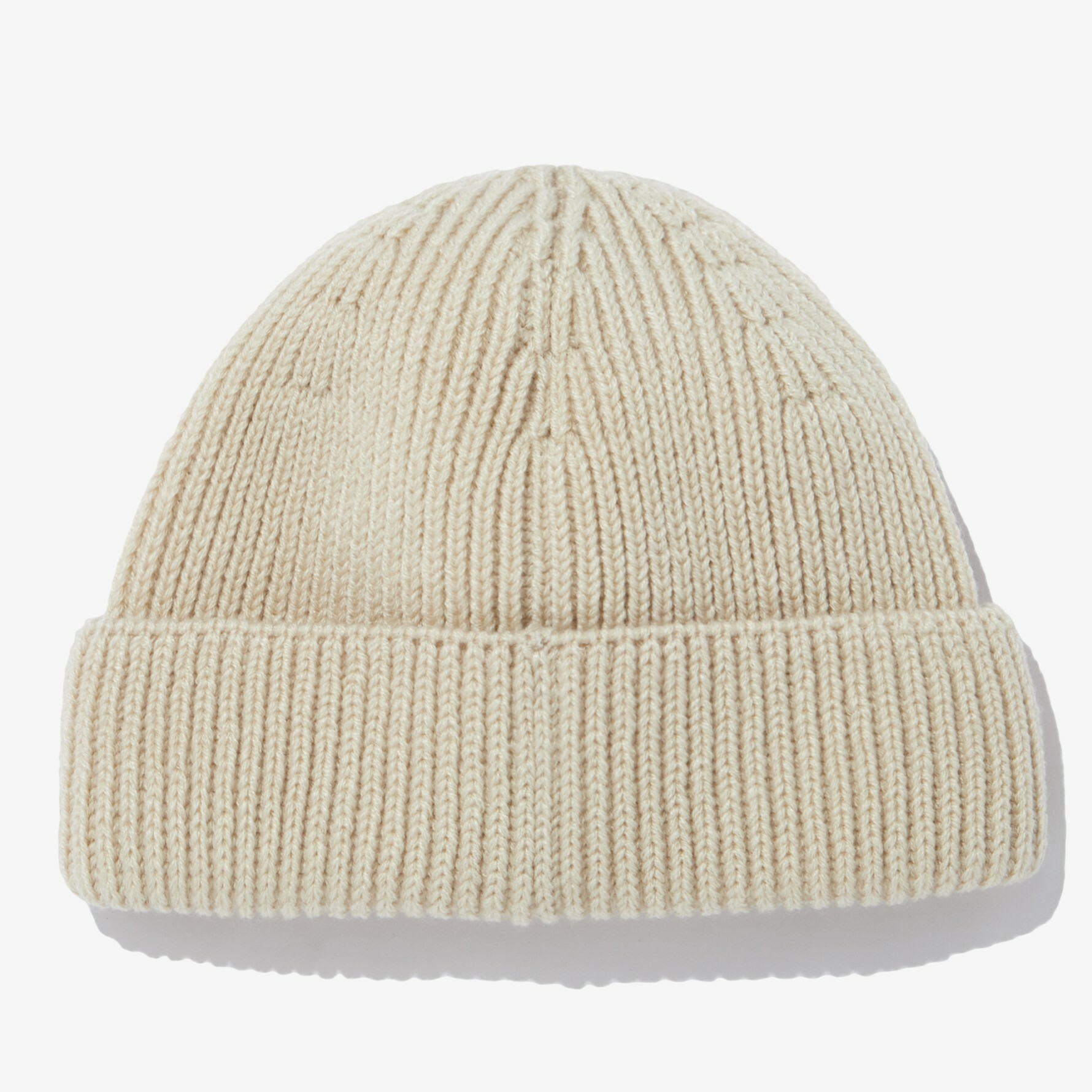 THE NORTH FACE 白標 SHORT BEANIE 素面 LOGO標 短毛帽 白 NE3BN50L