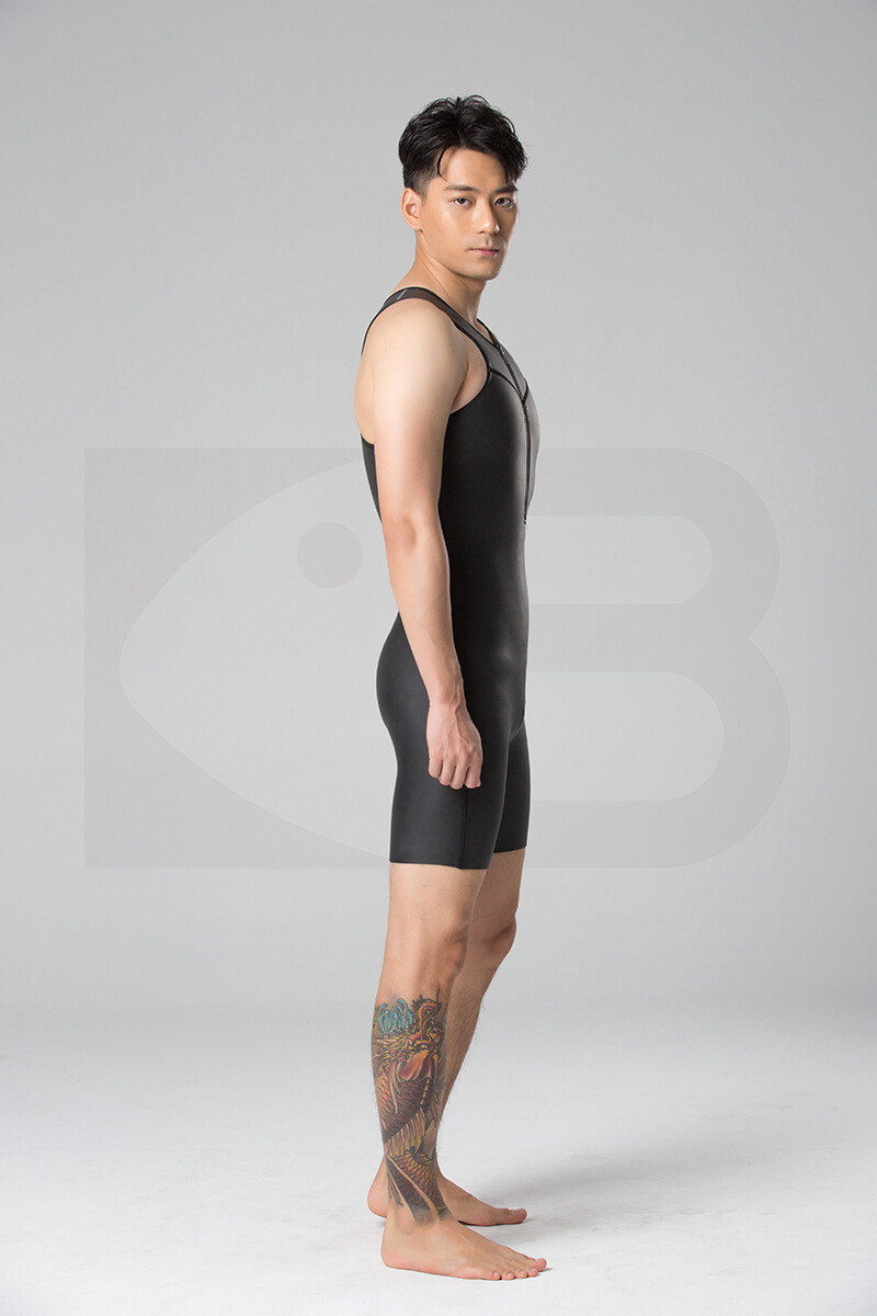 ▲預購 Bestdive 男款 2mm 墨灰系列 炫彩連身無袖短褲防寒衣 2026