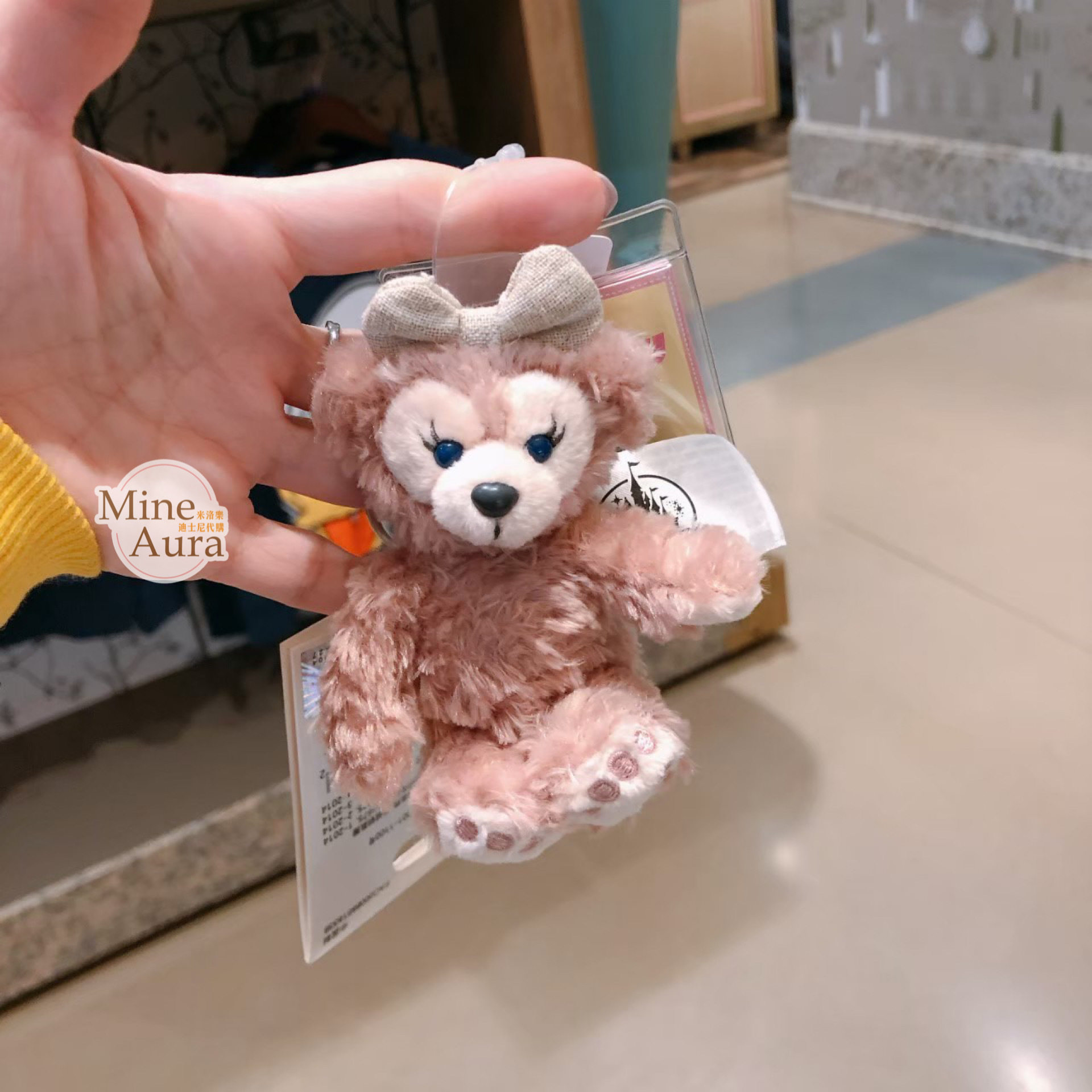 雪莉玫 ShellieMay 坐姿 吊飾 鑰匙圈 -上海迪士尼樂園