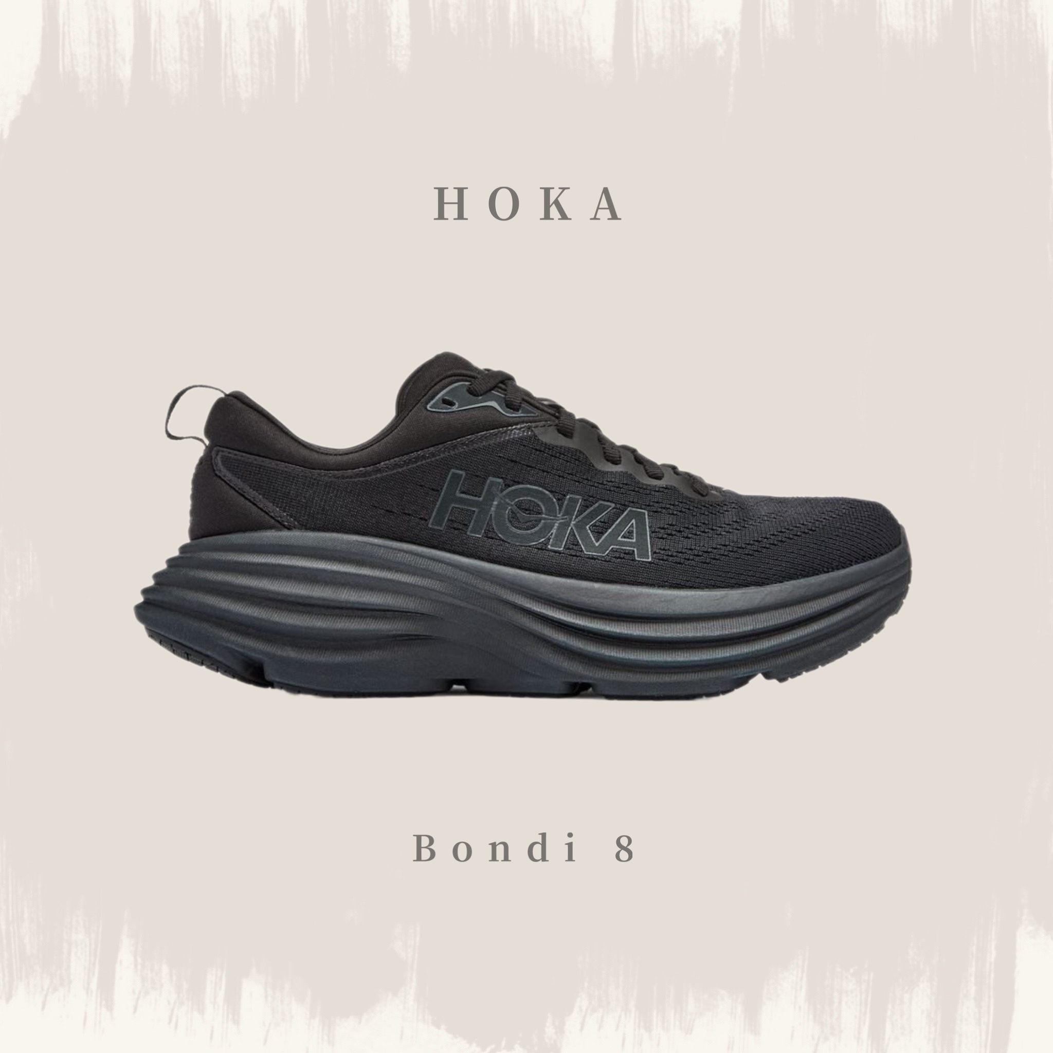 Hoka One One Bondi 8 Triple Black 1127952/BBLC