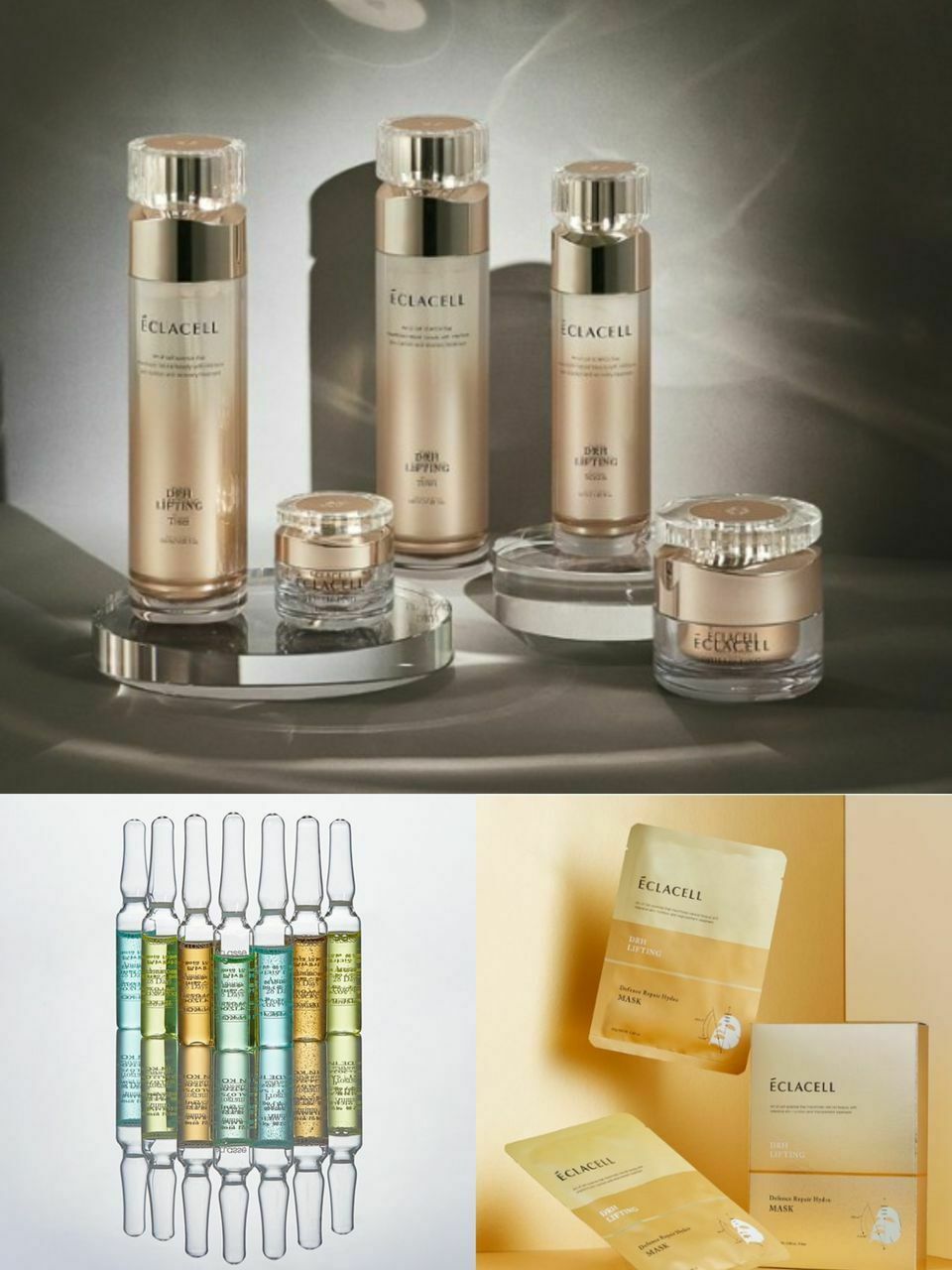 KOREA ECLACELL DRH LIFITING SKINCARE 5 SET + AMPOULE