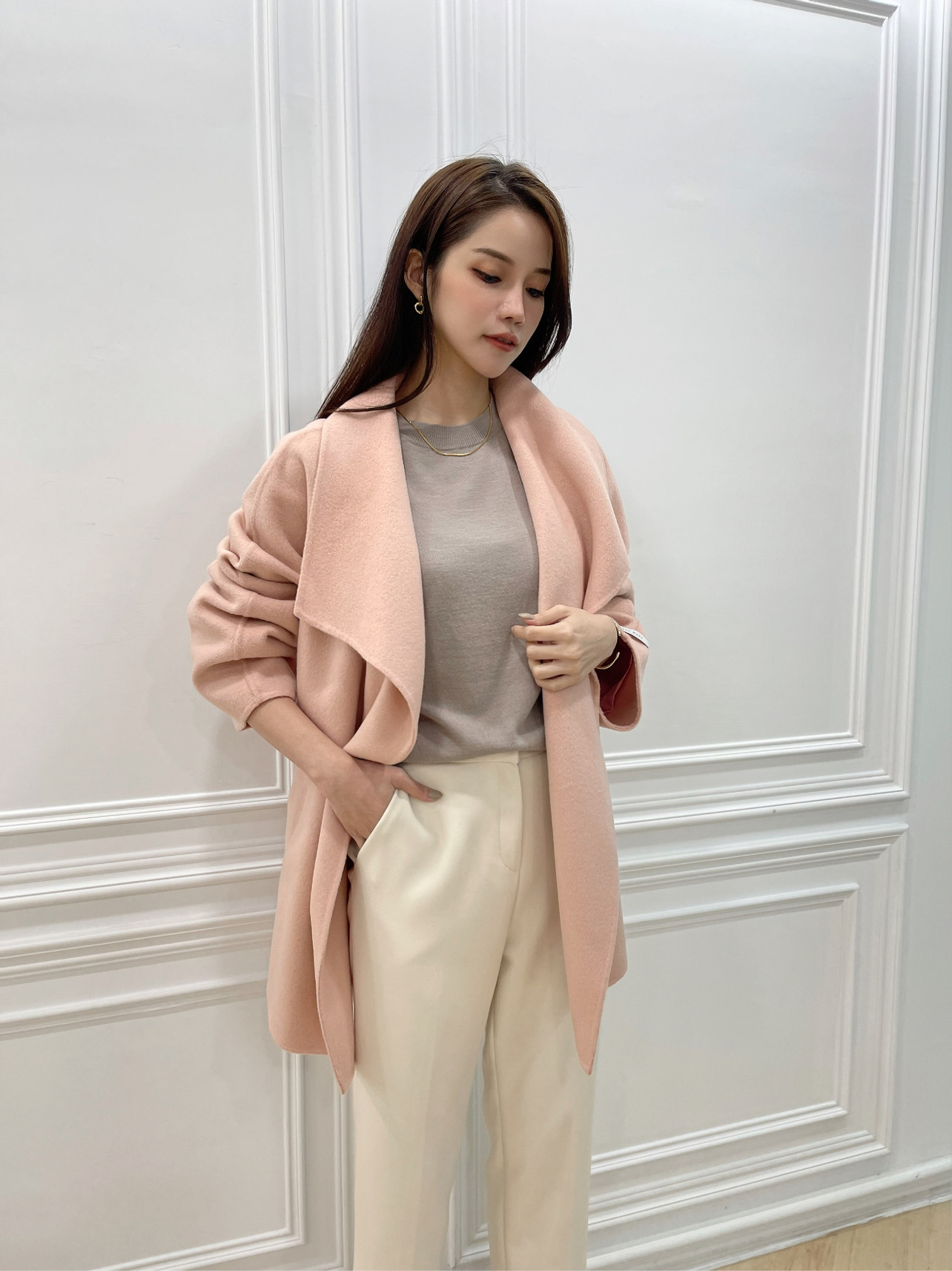 100%羊毛高質感手工大衣