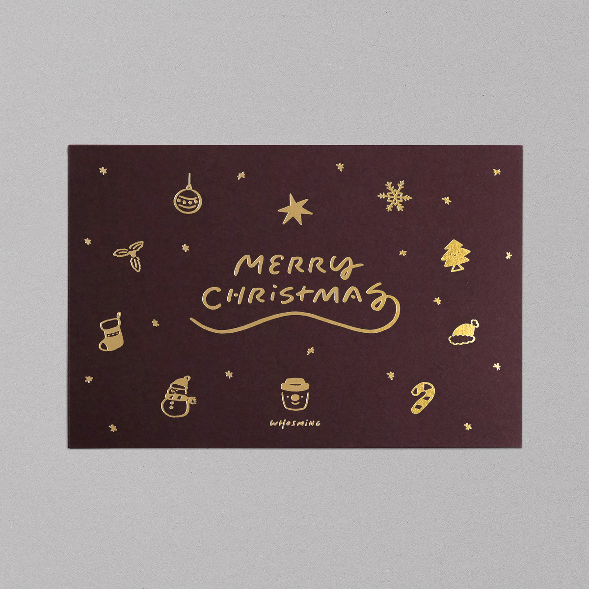 「XMAS TIME」聖誕卡片