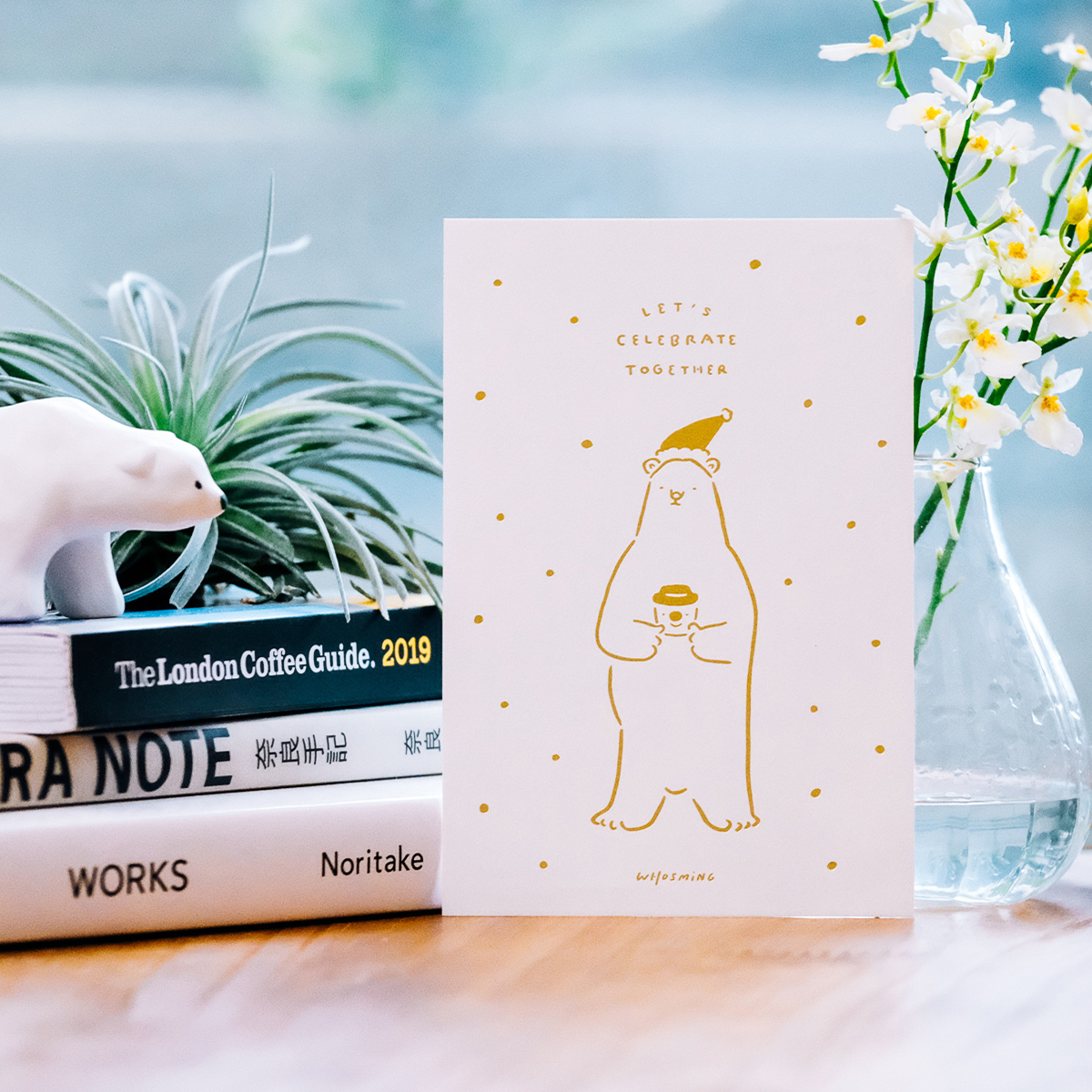 「XMAS BEAR」聖誕卡片