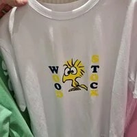 [S] LE.JUNEV WOODSTOCK FREE SIZE TSHIRT - WHITE, SLJV87 [FINAL SALE] (SLJV87)