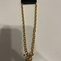 [S] NYU.NYU CHAIN NECKLACE WITH HEART CHARM, GOLD, SNN10 (SNN10)
