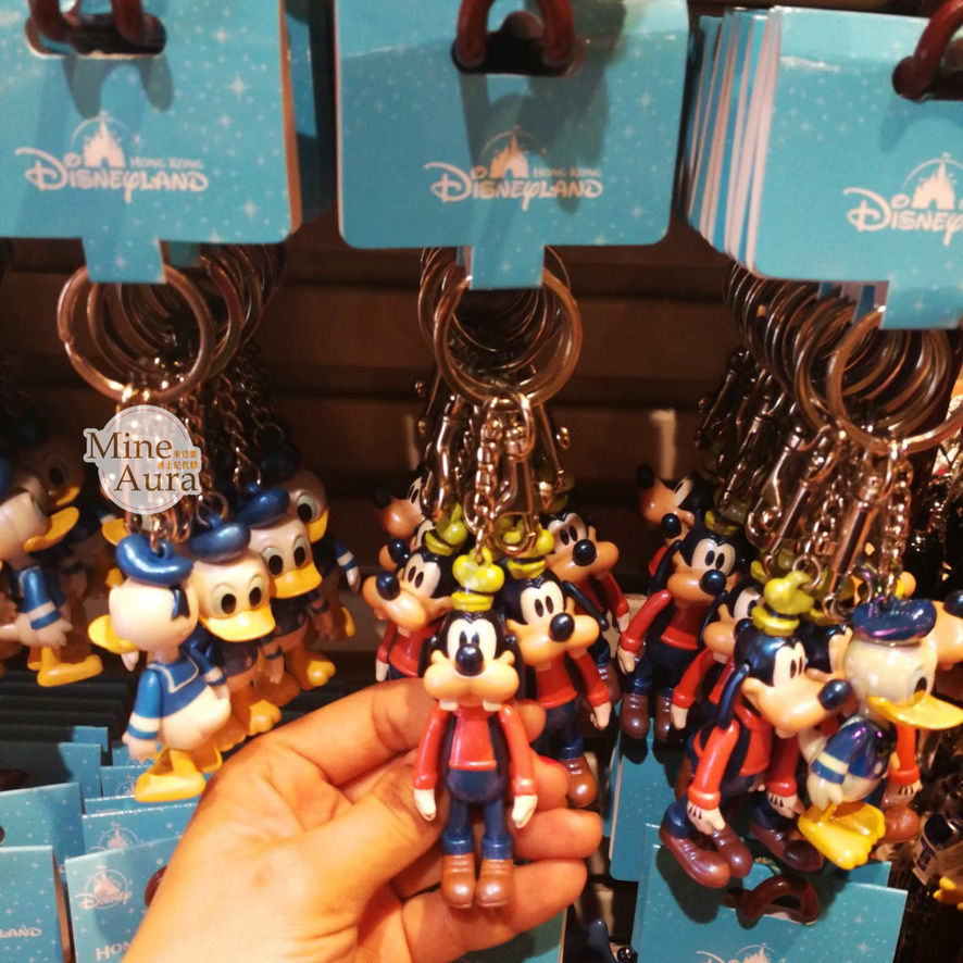 高飛狗 Goofy 立體亮面 鑰匙圈 吊飾 -香港迪士尼樂園