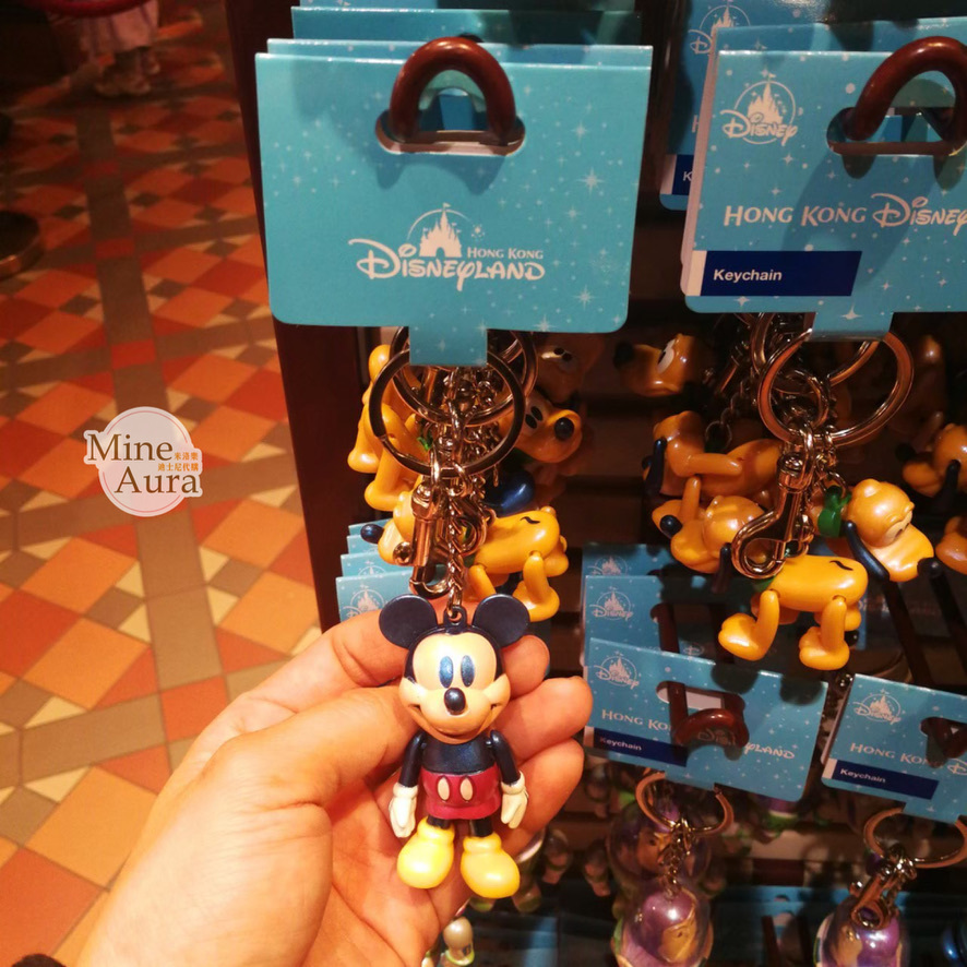 米奇 Mickey 立體亮面 鑰匙圈 吊飾 -香港迪士尼樂園