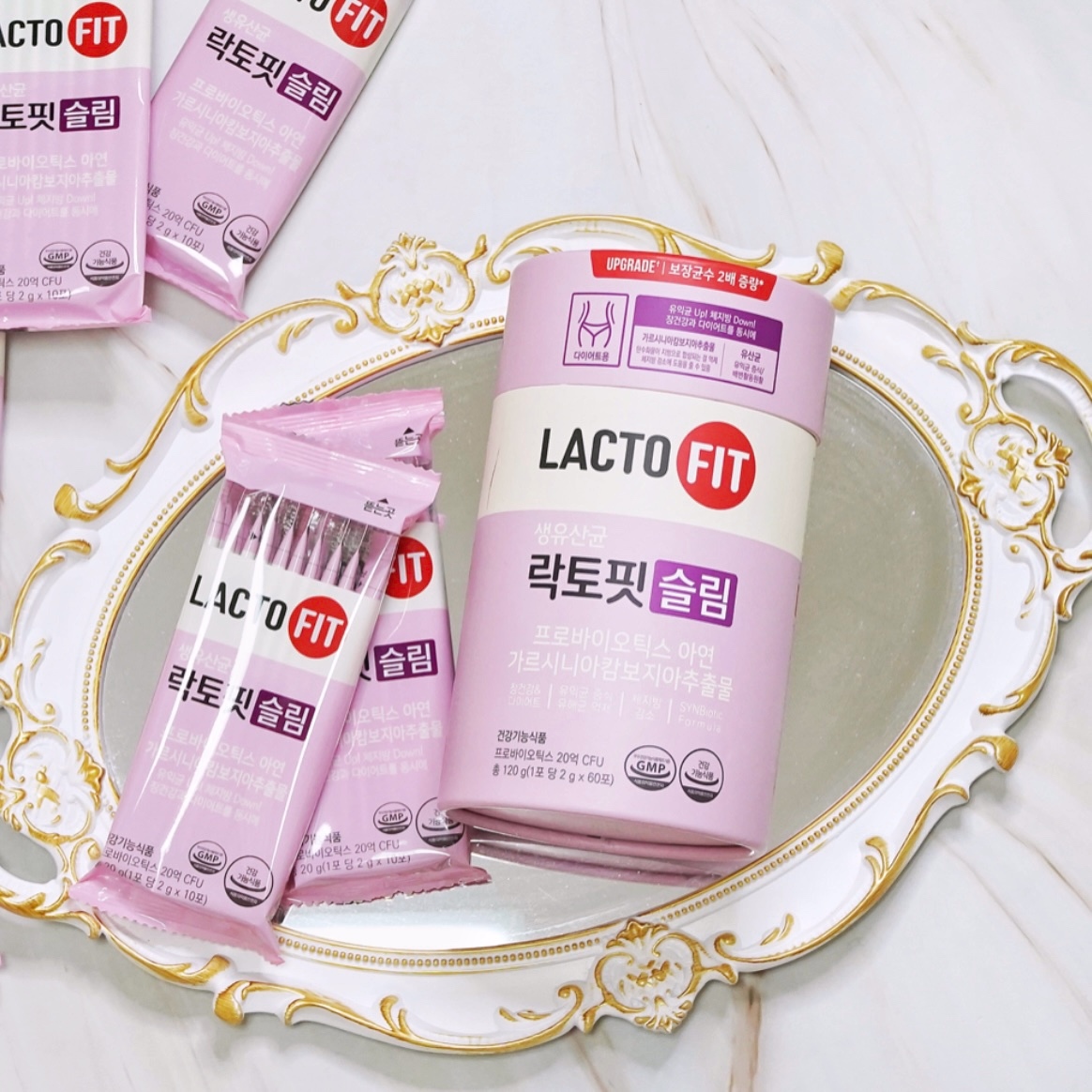 [ 鍾根堂 ]  新版 Lacto-Fit 纖體活性益生菌粉 60包 (30天）
