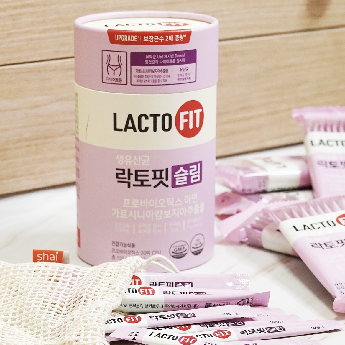 [ 鍾根堂 ]  新版 Lacto-Fit 纖體活性益生菌粉 60包 (30天）