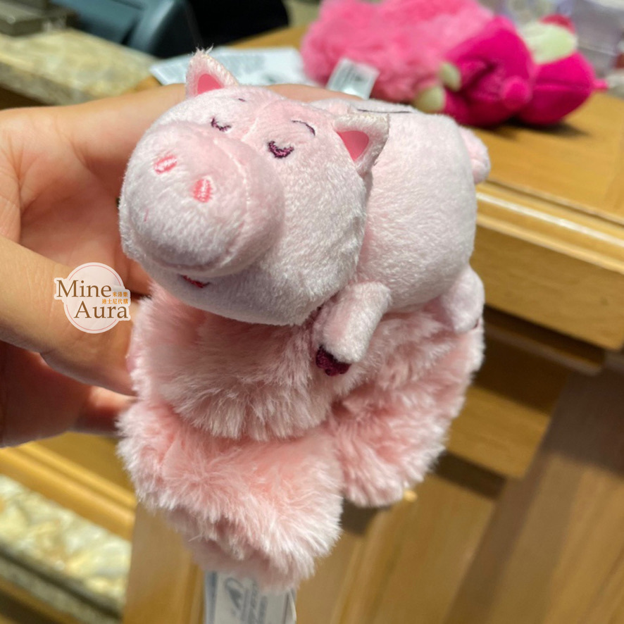 火腿豬 Ham 絨毛造型 毛毛 髮束 大腸圈 髮飾 玩具總動員 Toy Story -上海迪士尼樂園