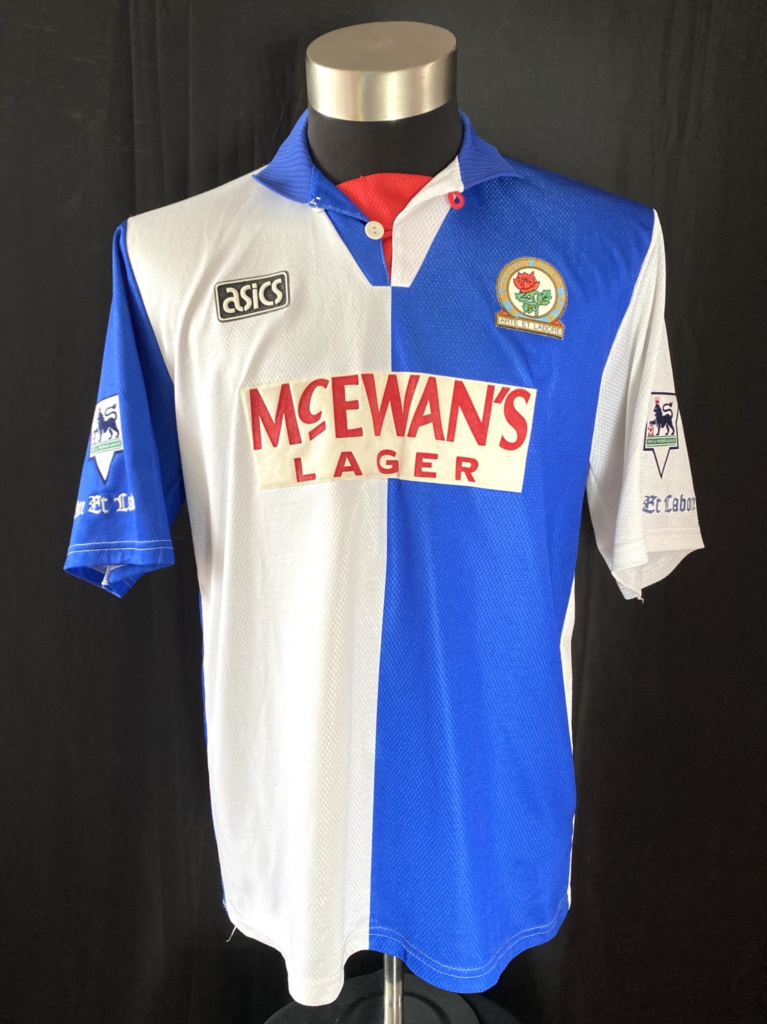 Blackburn Rovers 1994-1995 Asics Home Shirt #9 SHEARER