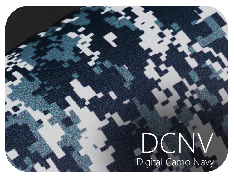 LIFE+GUARD DCNV Digital camo Navy LIFE+GUARD WABU Wave Blue vinyl skin sample for 3C protective wraps