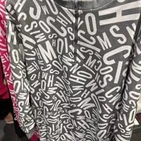 [S] MOSCHINO FELPA SWEATSHIRT DRESS,GREY, ZT1723-9006-1506 (SM266)