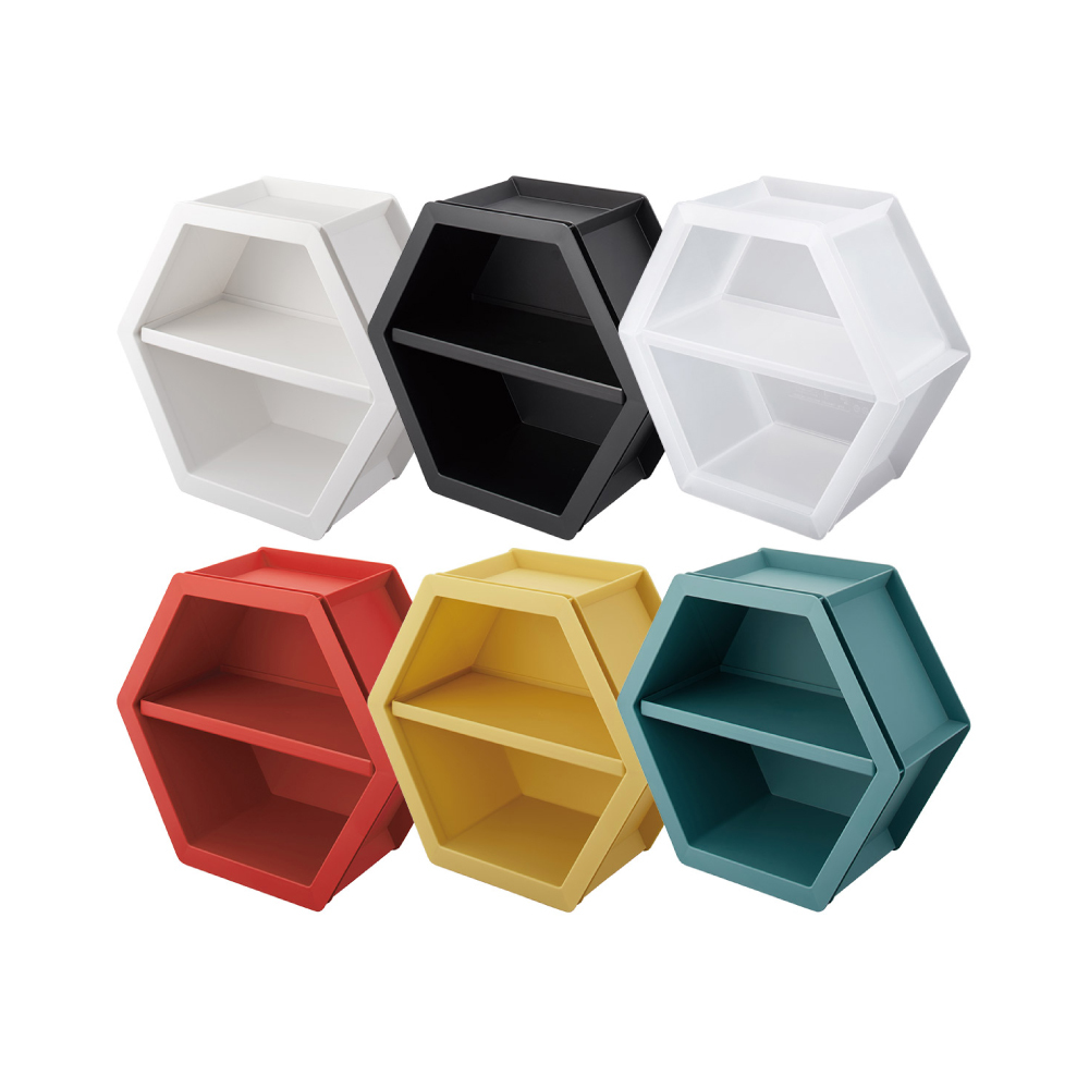 <<4入組>>日本天馬 More+多邊萬用收納盒/L號