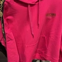 [S] MOSCHINO FELPA HOODIE JACKET,DARK PINK, ZUA1735-9011-0210 (SM280)
