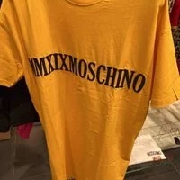 [S] MOSCHINO MMXIX JERSEY SHORT SLEEVE T-SHIRT,YELLOW, ET0441-5540-9039 (SM285)